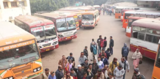 हिट एंड रन मामलों पर बनाए गए कानून के चलते राजधानी लखनऊ में चक्का जाम बढ़ रहा है।