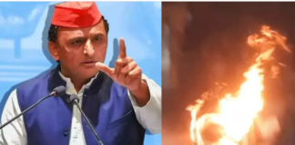 मेरठ में किसान ने खुद को लगाई आग, घटना पर Akhilesh Yadav बोले- किसान भाजपा का दाना-पानी उठा देंगे