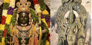 अयोध्या : राम नगरी अयोध्या से करीब 1600 किमी दूर एक नदी से भगवान विष्णु की प्राचीन प्रतिमा मिली है।