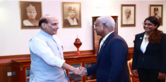 मालदीव के राष्ट्रपति इब्राहिम मोहम्मद सोलिह से मिले राजनाथ सिंह, रक्षा संबंधों को मजबूत करने पर दिया जोर