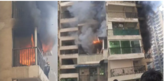 Greater Noida Fire: गौर सिटी 16th एवेन्यू के दो फ्लैट में लगी भीषण आग, कई लोग फंसे;
