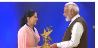 Jaya Kishori पीएम मोदी ने शुक्रवार को राष्ट्रीय रचनाकार पुरस्कार (नेशनल क्रिएटर्स अवॉर्ड) प्रदान किए।