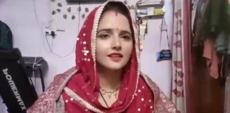  रबूपुरा। पाकिस्तान से आकर ग्रेटर नोएडा के रबूपुरा के सचिन मीना के साथ रह रही सीमा हैदर