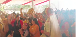 श्रीकृष्ण जन्मभूमि की केशव वाटिका में होली का कार्यक्रम सकुशल धूमधाम  से  मनाया गया