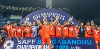 सैफ चैंपियनशिप 2026: पाकिस्तान और मालदीव के साथ 'ग्रुप-बी' में डिफेंडिंग चैंपियन भारत