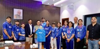 सीडब्ल्यूजी 2026: मुक्केबाजी दल से मिले किरेन रिजिजू, मेडल जीतने पर बधाई दी