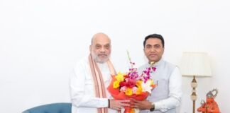 सीएम प्रमोद सावंत ने गृह मंत्री अमित शाह से की मुलाकात, विकास परियोजनाओं और जनकल्याणकारी पहल पर चर्चा