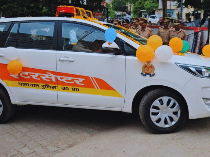 यूपी पुलिस के बेड़े में शामिल हुए 87 नए इंटरसेप्टर वाहन